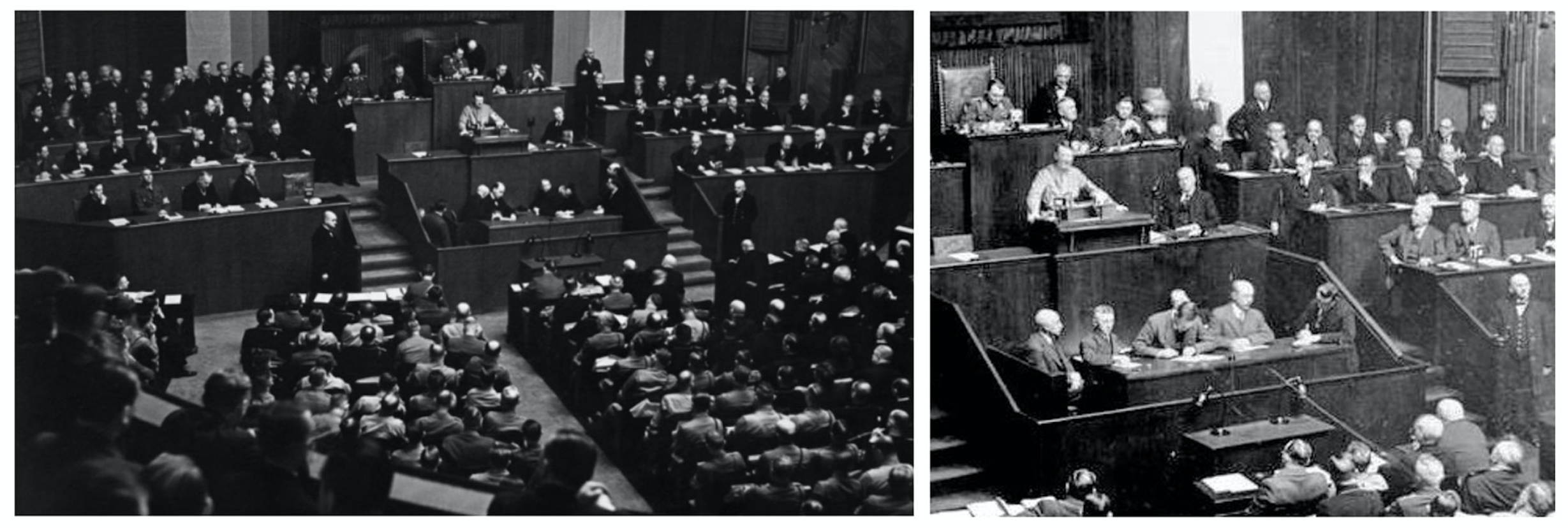 Salle des débats, Reichstag 1933 Salle des débats, Reichstag 1933