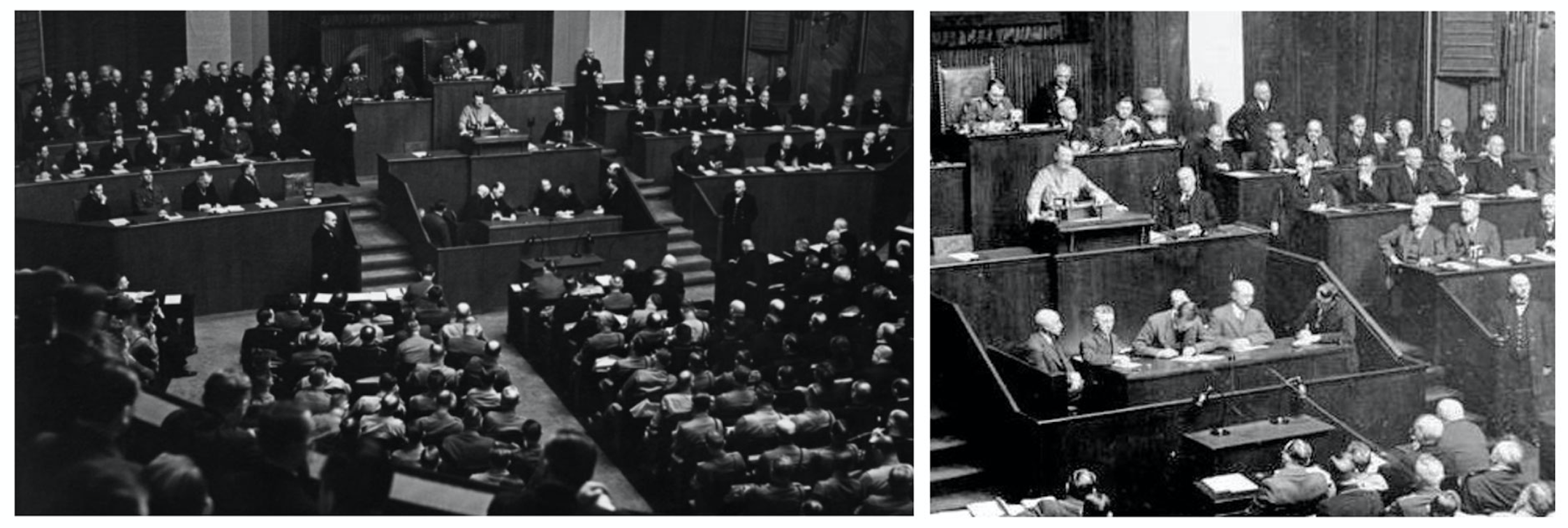 Salle des débats, Reichstag 1933