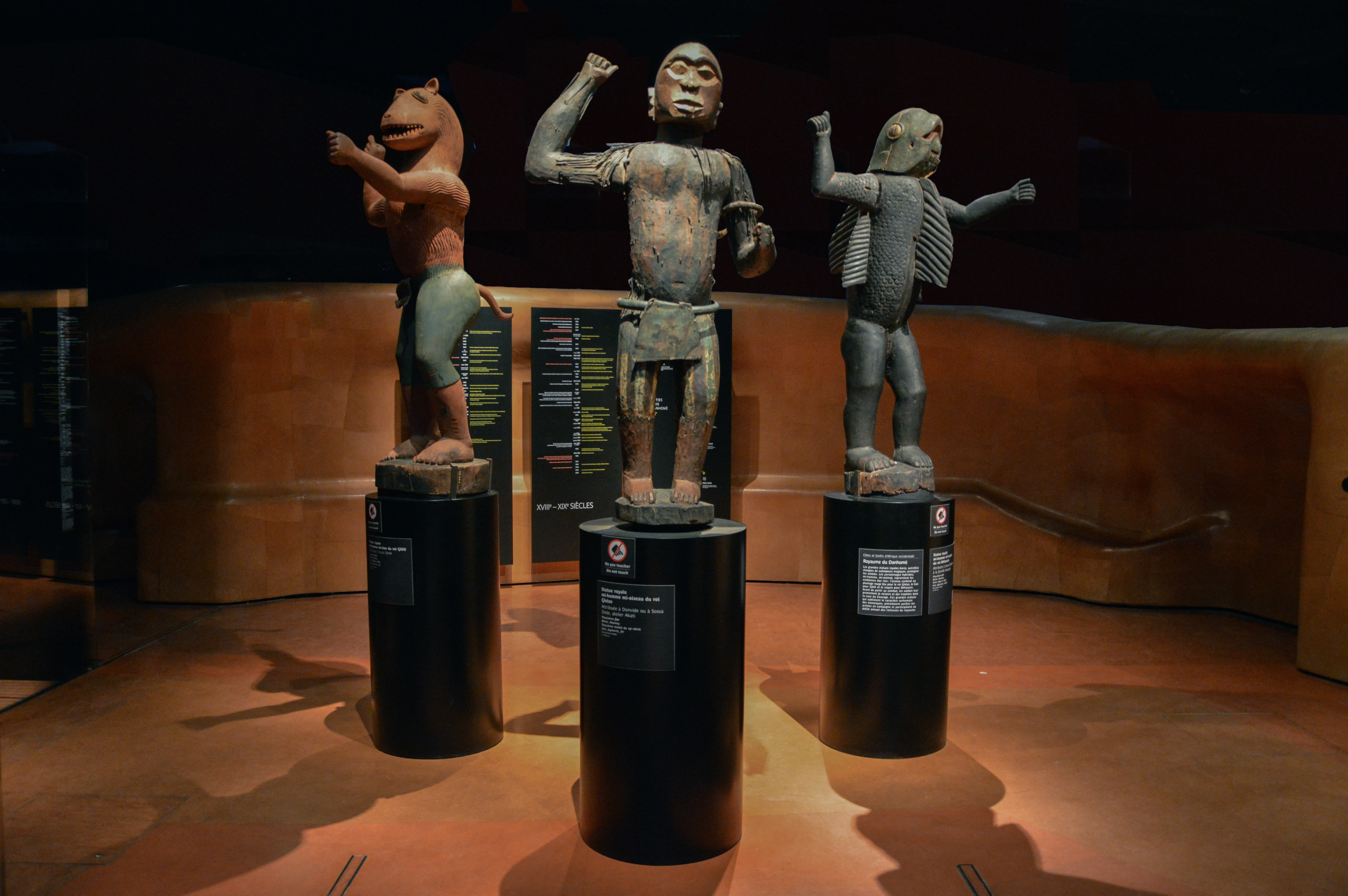 Royal statues of the Kingdom of Dahomey, Musée Quai Branly – Jacques Chirac Royal statues of the Kingdom of Dahomey, Musée Quai Branly – Jacques Chirac