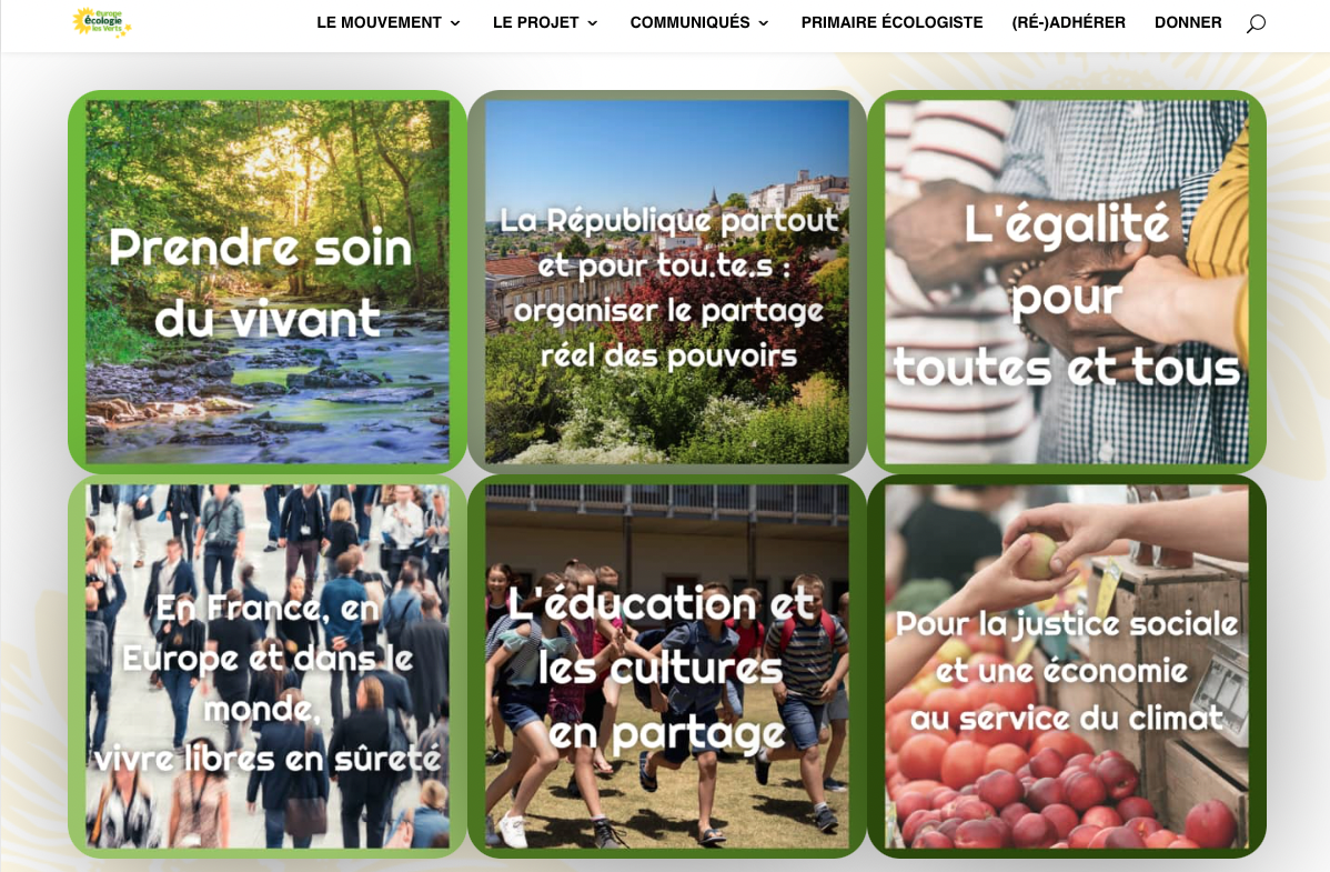 Page projet