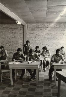 Cours de formation des cadres de la guérilla