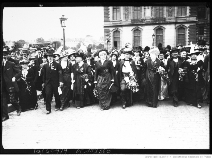 Woman suffrage parade in London, 1914