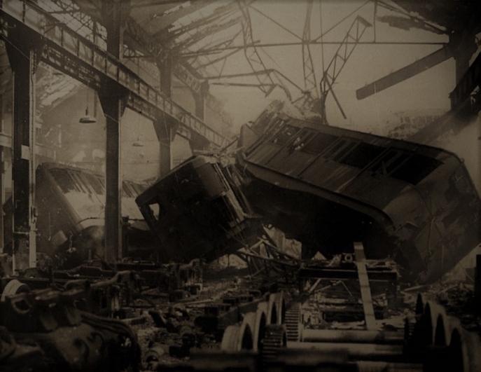 The bombing of St-Ouen, near paris, on 24 April 1944. The bombing of St-Ouen, near paris, on 24 April 1944.