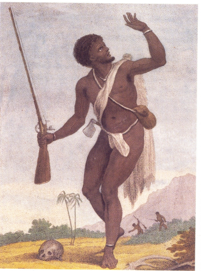 Nègre rebelle en faction