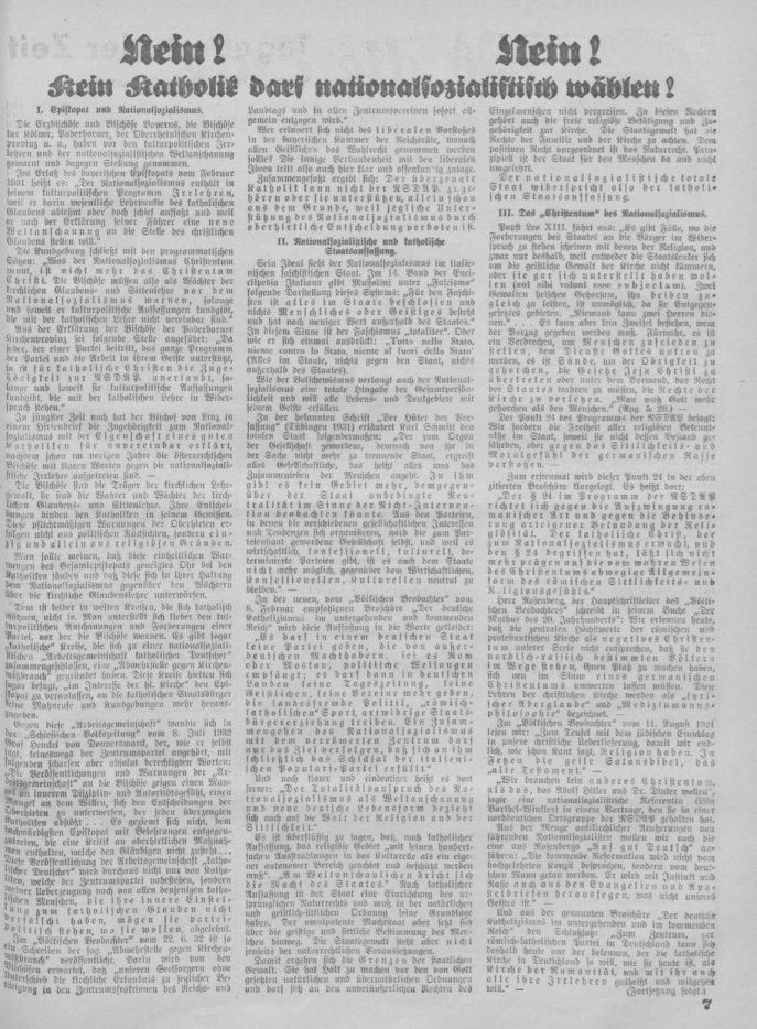 Der gerade Weg (Le droit chemin) : édition du 23 février 1933 Der gerade Weg (Le droit chemin) : édition du 23 février 1933