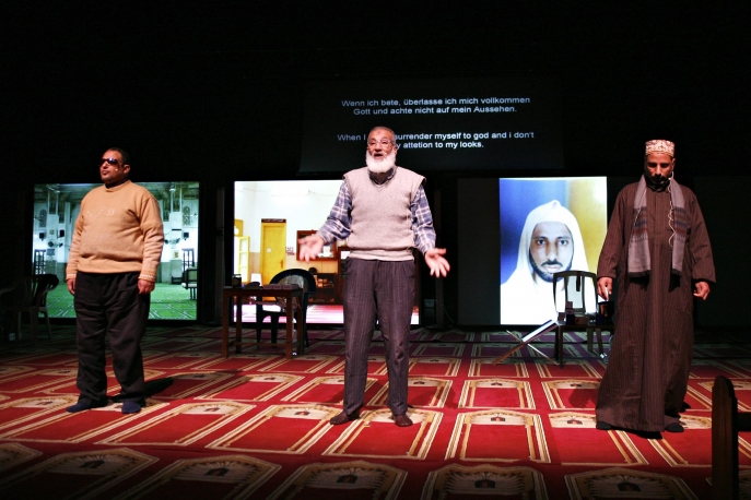 Radio Muezzin (2008) de Rimini Protokoll. © Barbara Braun Radio Muezzin (2008) de Rimini Protokoll. © Barbara Braun