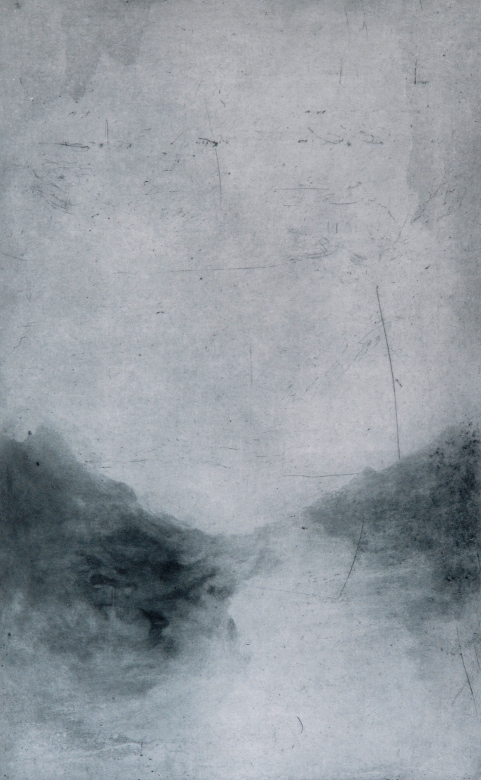 Emmanuel Gatti, Plaine I. Gravure, morsure directe sur trame d’aquatinte, 5 ex., 70x100 Emmanuel Gatti, Plaine I. Gravure, morsure directe sur trame d’aquatinte, 5 ex., 70x100