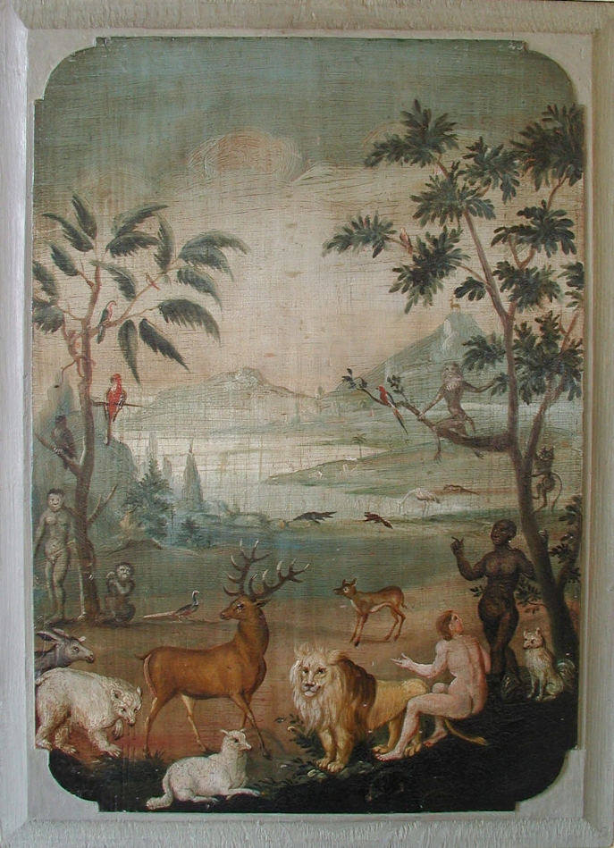 Painting, wood panel, decorating a door in the "Old Pharmacy" in Calw, Germany, Original at the Stadtmuseum Calw, 'Palais Vischer' Painting, wood panel, decorating a door in the "Old Pharmacy" in Calw, Germany, Original at the Stadtmuseum Calw, 'Palais Vischer'