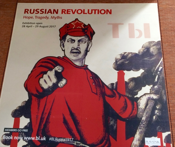 Affiche Russian Revolution (crédit photo : Julie Deschepper) Affiche Russian Revolution (crédit photo : Julie Deschepper)