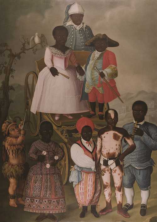 José Conrado Roza, Mascarade nuptiale, 1788, La Rochelle, musée du Nouveau Monde. José Conrado Roza, Mascarade nuptiale, 1788, La Rochelle, musée du Nouveau Monde.