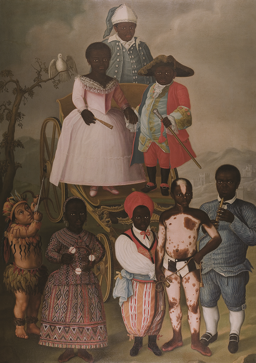 José Conrado Roza, Mascarade nuptiale, 1788, La Rochelle, musée du Nouveau Monde. 