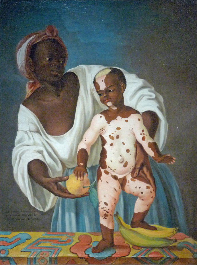 Le Masurier, Madeleine de la Martinique et sa mère, 1782, Paris, Muséum national d’histoire naturelle 