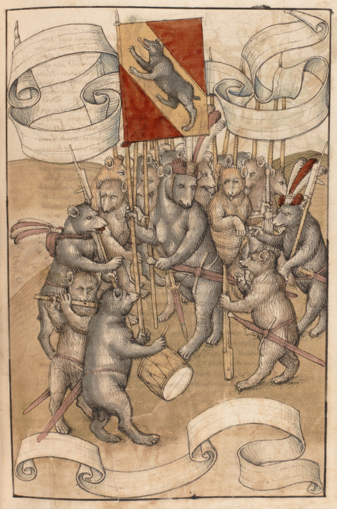 Les ours bernois à la bataille de Laupen (1339)