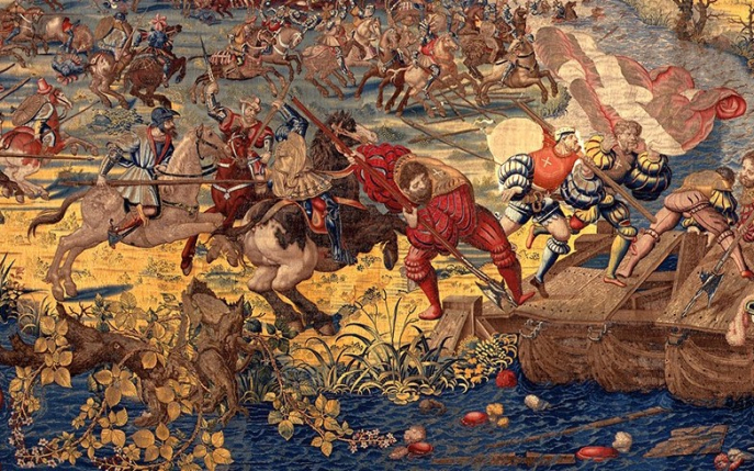 13_ Tapisserie Van Orley Pavie 6 détail
