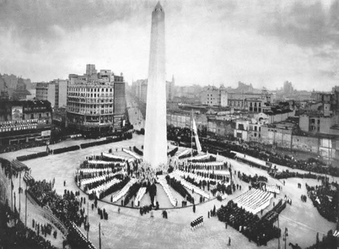 Obelisco-inauguracion