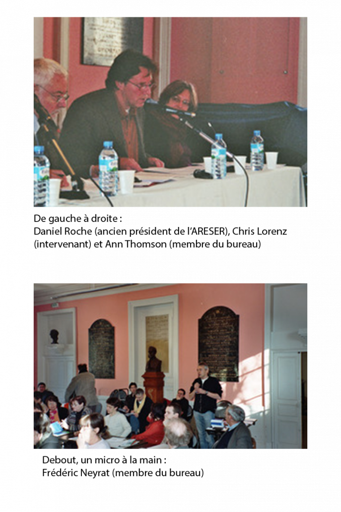 ARESER, Colloque février 2006 ARESER, Colloque février 2006
