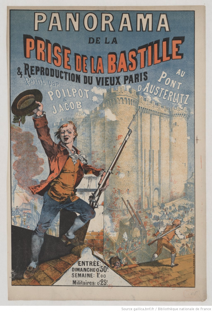 Panorama de la prise de la Bastille 