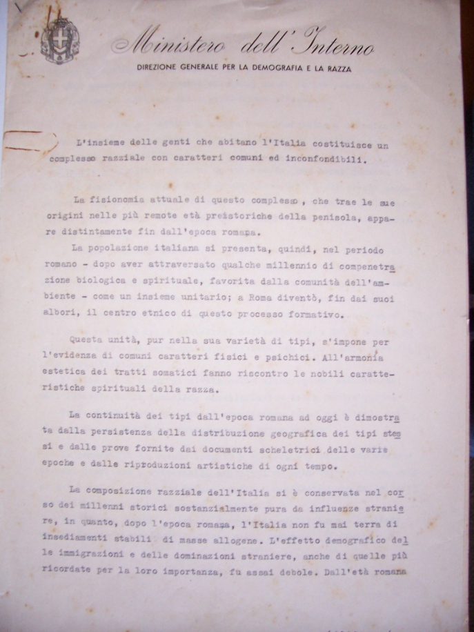 Commenti alle questioni sulla razza Commenti alle questioni sulla razza