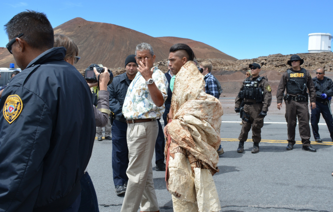 TMT blockade on Mauna Kea 