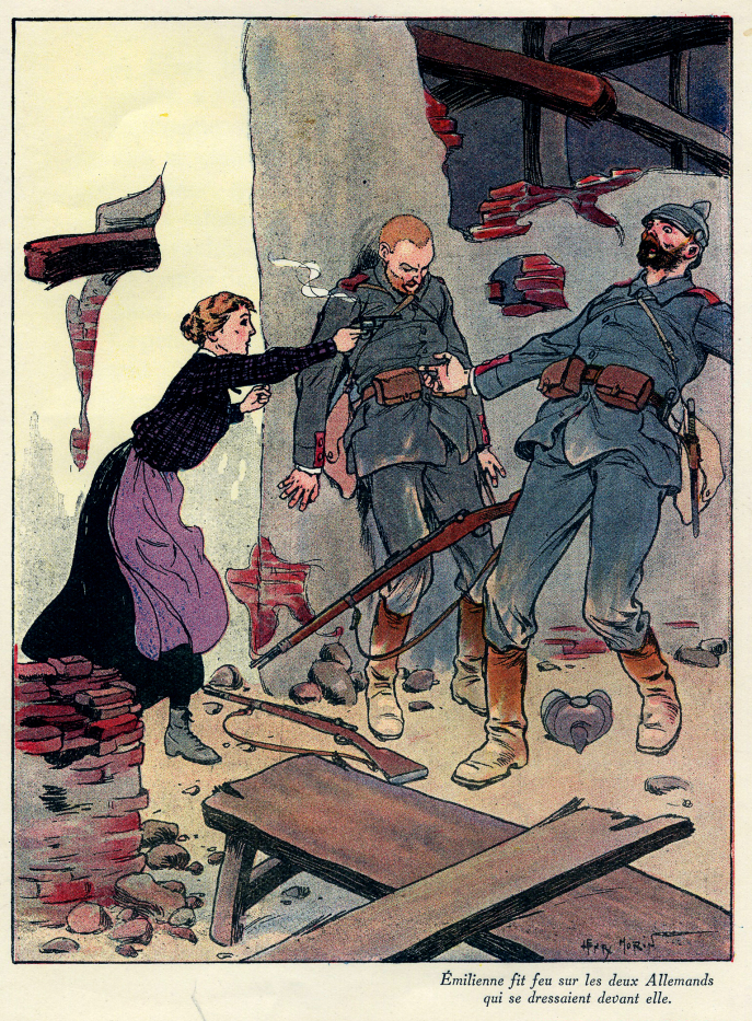Dessin d’Henry Morin dans Petits héros de la Grande Guerre Dessin d’Henry Morin dans Petits héros de la Grande Guerre