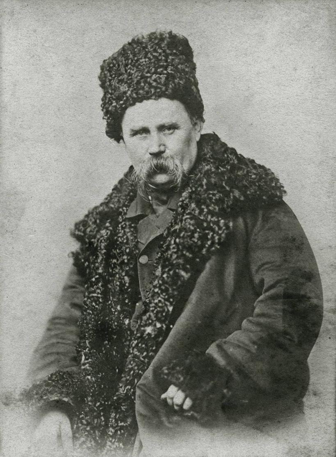 Taras Chevtchenko en avril 1859. Wikisource