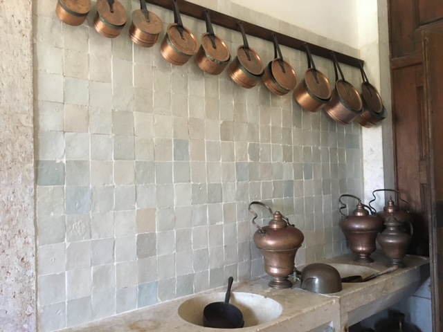 Copper in the royal kitchen at the Palace of Mafra. © Stuart Schwartz