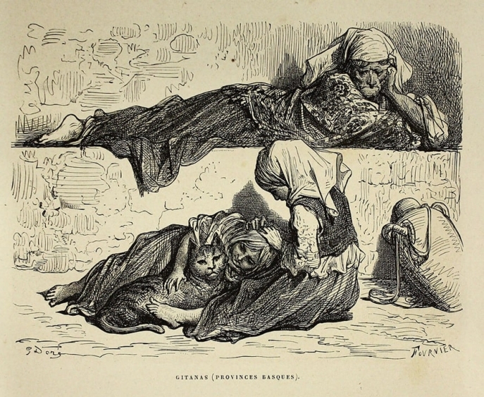 Gustave Doré. Gitanes (Provinces basques, 1874). Wikimedia CC-BY-2.0 Gustave Doré. Gitanes (Provinces basques, 1874). Wikimedia CC-BY-2.0