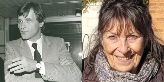 photo portrait en noir et blanc de Yves Hersant et en couleur de Françoise Weyer