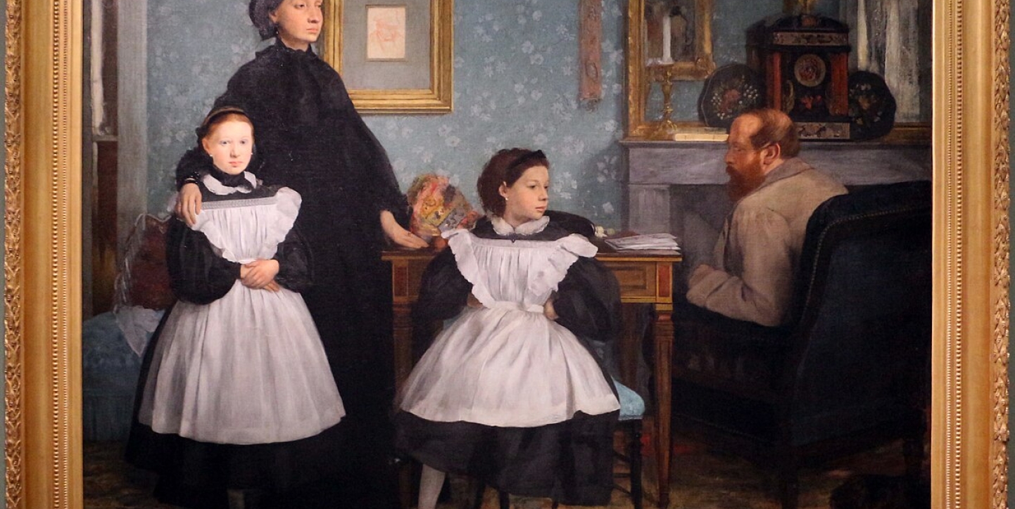 tableau La Famille Bellelli de Edgar Degas